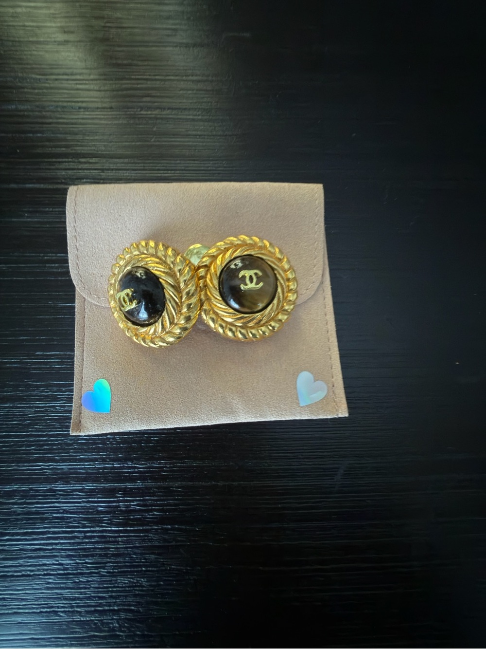 Vintage Chanel Clip On Earrings